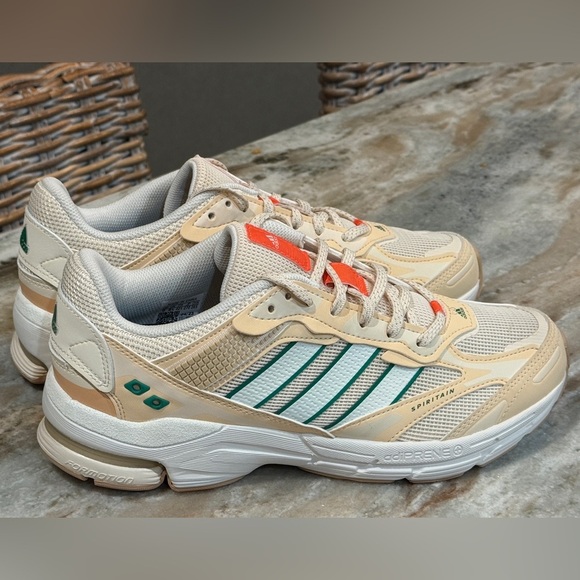 Men’s ADIDAS Spiritian 2000 Wonder White Core Green Sneakers- Size 9 - Picture 5 of 9